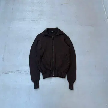 80s MASSIMO REBECCHI 이탈리아제 드라이버즈 니트 브라운