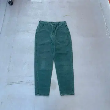 90s Lee USA제 선염 데님 팬츠 청바지 그린 와이드