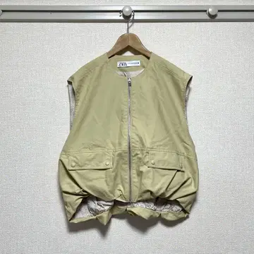 [ 새상품급 ] ZARA(자라) 오버 사이즈 볼륨 베스트 레이어드 루즈핏