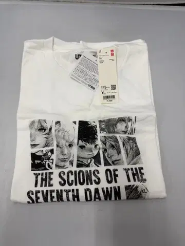 [ 새상품 ] 파이널 판타지 14 유니클로 T셔츠 XL