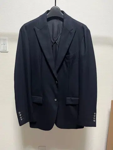 디자인웍스 플란넬 자켓 네이비 48