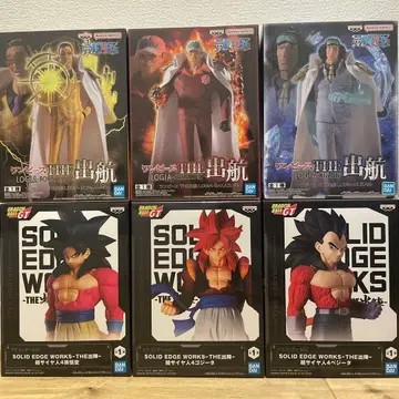 드래곤볼 GT 원피스 삼대장 피규어 세트