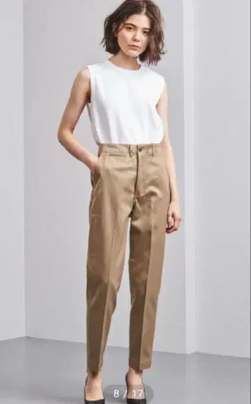 HYKE 테이퍼드 치노 팬츠 1