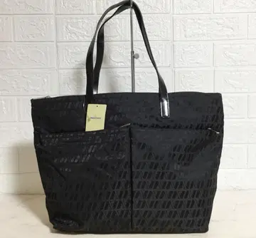 no34086 아쿠아 스큐텀 에나멜 올 패턴 나일론 토트 백