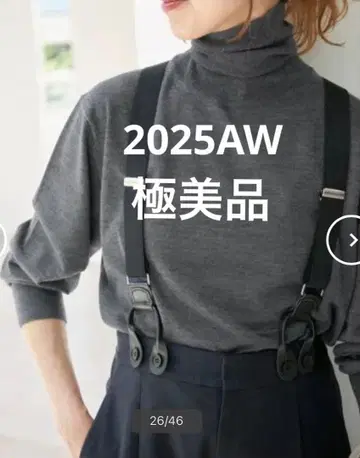 컨디션 최상 25AW Spick and Span 18G 터틀넥 풀오버