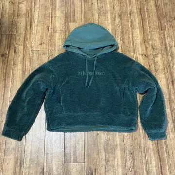 룰루레몬 로고 자수 복슬복슬 후드티