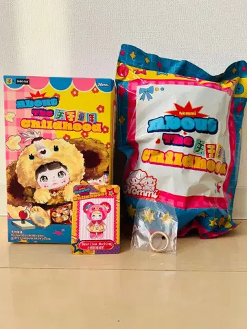 Nommi 신상 어린이 시절 시리즈 핑크 곰