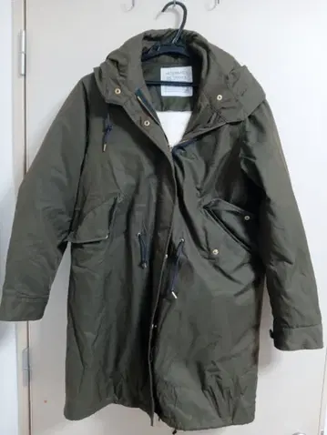 플리스 안감 올리브색 밀리터리 자켓