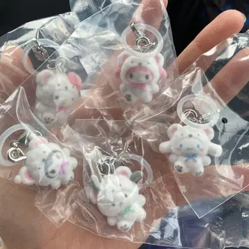 산리오 메지루시 액세서리 포근포근 스노우