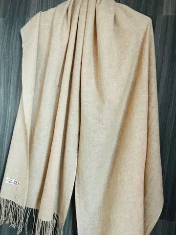 캐시미어 100% 스톨 베이지