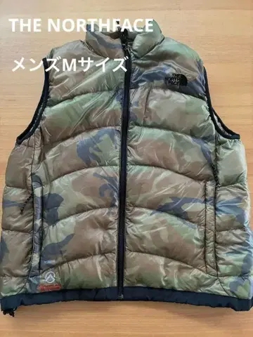 THE NORTH FACE 카모플라쥬 다운 베스트 남성용 M 사이즈