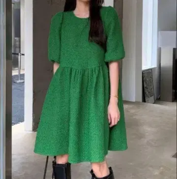 벌스데이 바쉬 트위드 원피스