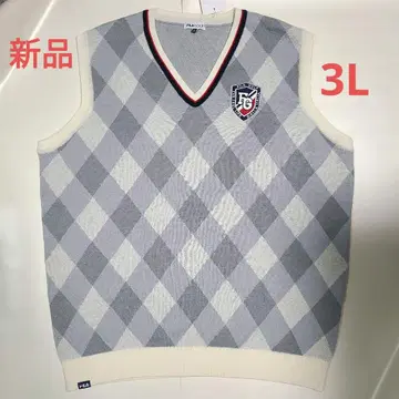 휠라 FILA 골프웨어 니트 베스트 남성용 미사용 새상품