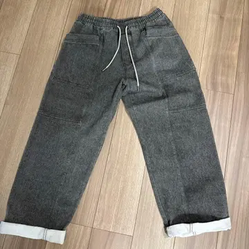 manamass 그레이 이지 팬츠