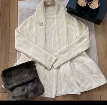 폭시 롱 가디건 니트