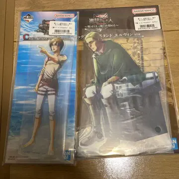 미개봉 새상품 제일복권 진격의 거인 아크릴 스탠드 엘빈 엘렌