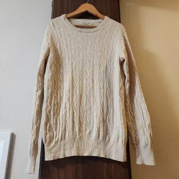 저널 스탠다드 케이블 니트 스웨터 캐시미어 100 M