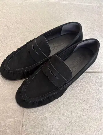 [ 새상품급 ] 루탈론 가죽 소프트 개더 로퍼 23.5cm