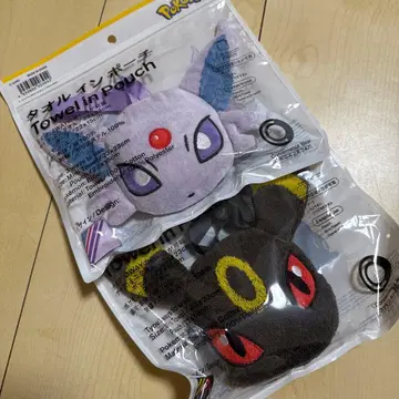 포켓몬 에브이 블래키 타월 인 파우치 새상품