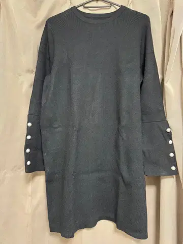 벌스데이 바쉬 블랙 미니 원피스