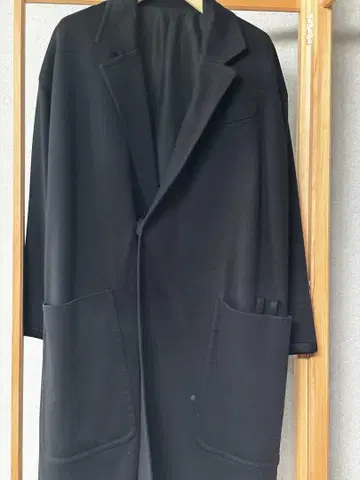 reracs the reracs 블랙 체스터 코트