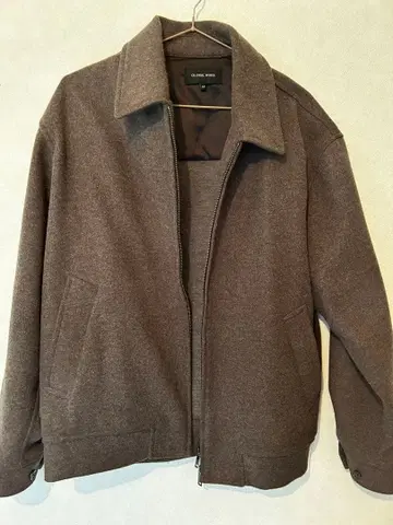 글로벌 워크 남성용 캐주얼 자켓 브라운 M 사이즈