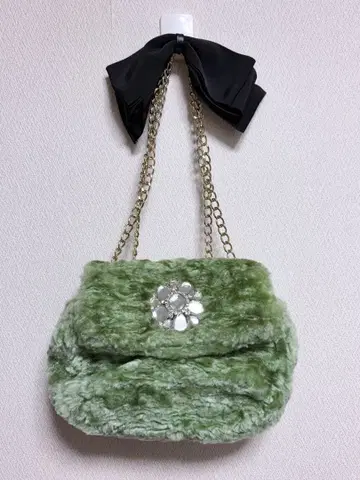 드레스레이브 퍼 백 미사용 새상품 DRESSLAVE