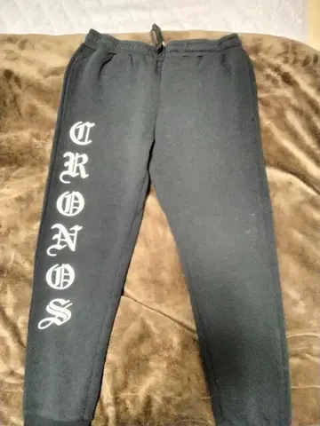 CRONOS 조거 팬츠 블랙