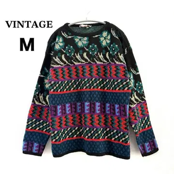 VINTAGE 빈티지 이탈리아제 니트 스웨터 M 사이즈