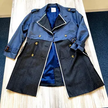 SERENE 그레이 트렌치코트