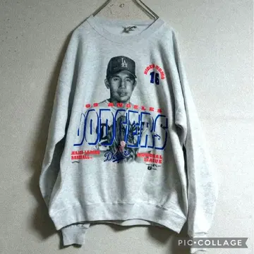 NOMO 맨투맨 90s NUTMEG USA제 노모 히데오 다저스