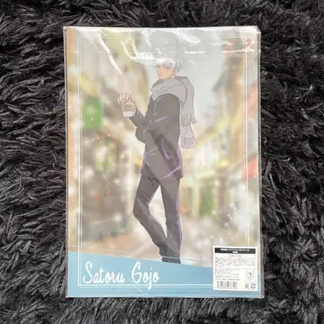 고죠 사토루 클리어 파일 머플러, 카페 디자인