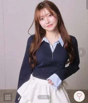 LIP SERVICE 긴팔 니트 스웨터 FREE