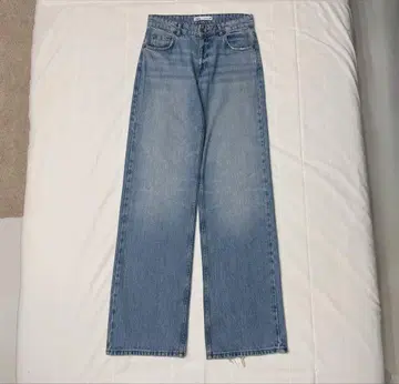 ZARA 하이웨스트 롱레그 와이드 청바지 신 실루엣