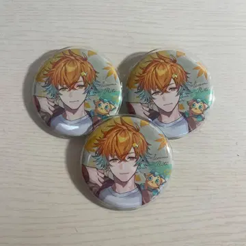 우사미 리토 캔뱃지 마네키네코 가을날씨 x 3