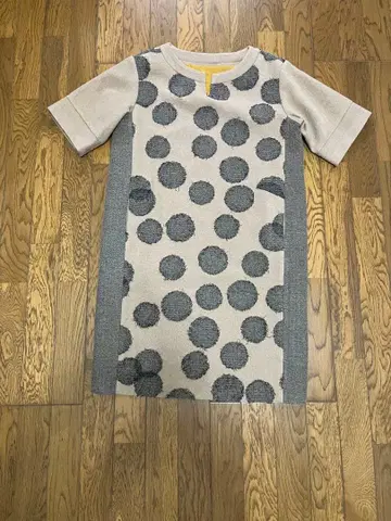 나카가와 마사시치 상점 울 폴리에스테르 혼방 풀오버 원피스