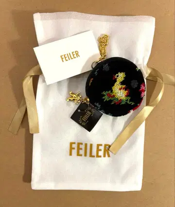 [ 한정품 ] 페이러 하이디 도트 블랙 서클 파우치 택 포함 새상품