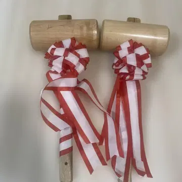 카가미비라키용 나무 망치 2세트