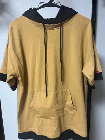 베이지 블랙 후드 부착 오버 사이즈 후드티 3개 세트