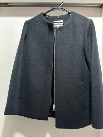 UNITED ARROWS BEAUTY&YOUTH 블랙 노카라 코트