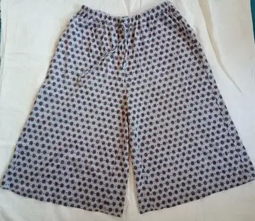 45R 큐롯 스커트 무릎 아래 길이 코튼 100% 프리 사이즈