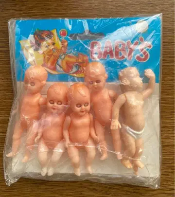 아기 인형 5체 세트 (눈을 뜰 수 있음) 레트로