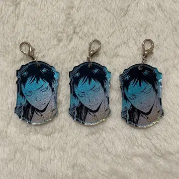 야마모토 다케시 메탈릭 아크릴 참 컬렉션 3개