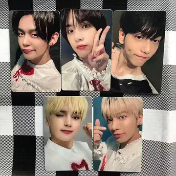 TXT JPFC 한정 당첨 2021 설문 트레이딩 카드 전원 5장