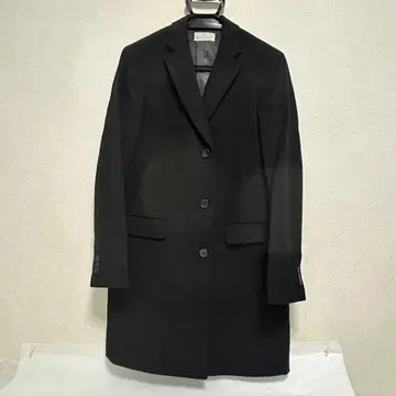 유니클로 캐시미어 혼방 울 체스터 코트 블랙 L