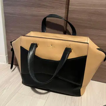 케이트 스페이드 토트백 베이지 블랙