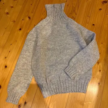 Harley of Scotland 터틀넥 스웨터 울 100%