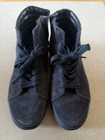 VANS 네이비 하이컷 스니커즈