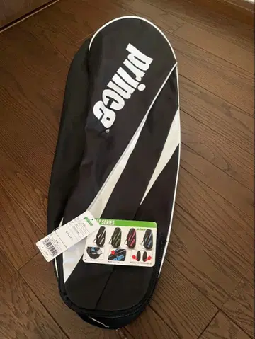 [ 미사용 새상품 ] Prince 테니스 라켓 백 블랙/화이트