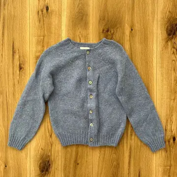 MORRIS & SONS 브러시 크루넥 가디건